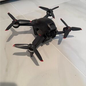 DJI Black and Red Drone
